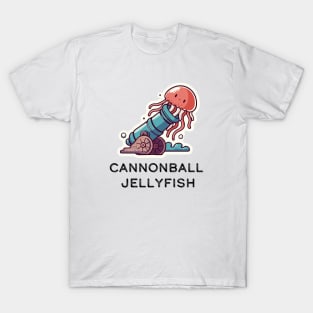 Cannonball Jellyfish Pun T-Shirt